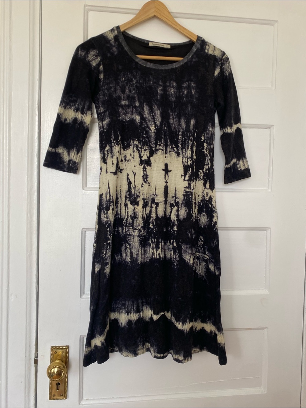 Samantha Sung hand dyed tencel and wool knit dress